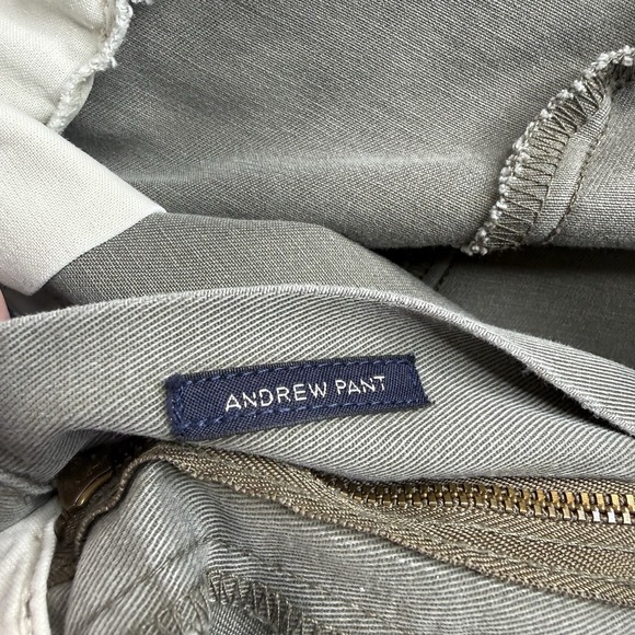 Vintage Polo Ralph Lauren Andrew Pant Men's Size 36x30 Chino Pleated Grey Green - Picture 6 of 11